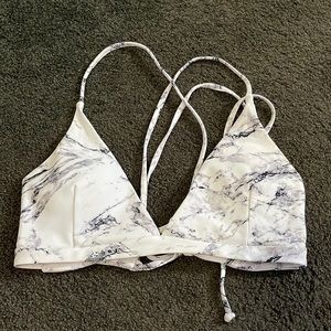 Shein marble bathing suit top. Size medium.